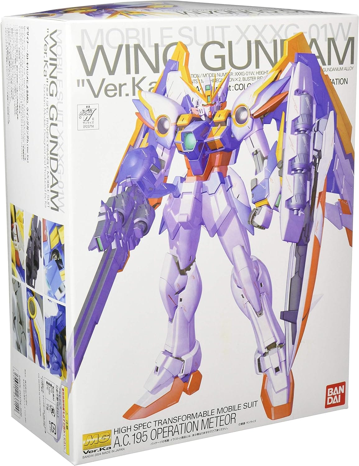 Bandai Hobby Wing Gundam VER.Ka, Bandai Master Grade Action Figure