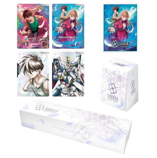 [PB01] GUNDAM CARD GAME Premium Accessory Set -Mobile Suit Gundam Wing- PREORDER